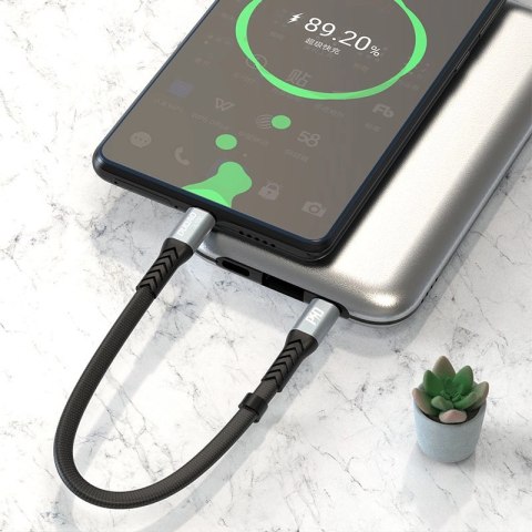 Kabel Dudao L10C USB-C - USB-C PD 100W 5A 0,23m - czarny