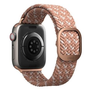 Pasek UNIQ Aspen Braided na Apple Watch 1/2/3/4/5/6/7/8/SE/SE2 40/38/41mm - różowy