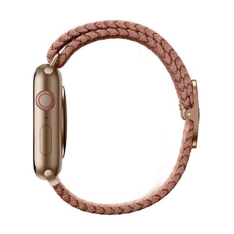 Pasek UNIQ Aspen Braided na Apple Watch 1/2/3/4/5/6/7/8/SE/SE2 44/42/45mm - różowy