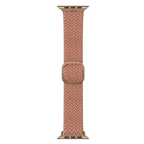 Pasek UNIQ Aspen Braided na Apple Watch 1/2/3/4/5/6/7/8/SE/SE2 44/42/45mm - różowy