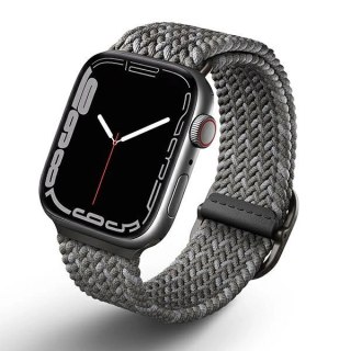 Pasek UNIQ Aspen Braided na Apple Watch 1/2/3/4/5/6/7/8/SE/SE2 44/42/45mm - szary
