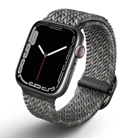 Pasek UNIQ Aspen Braided na Apple Watch 1/2/3/4/5/6/7/8/SE/SE2 44/42/45mm - szary