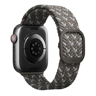 Pasek UNIQ Aspen Braided na Apple Watch 1/2/3/4/5/6/7/8/SE/SE2 44/42/45mm - szary