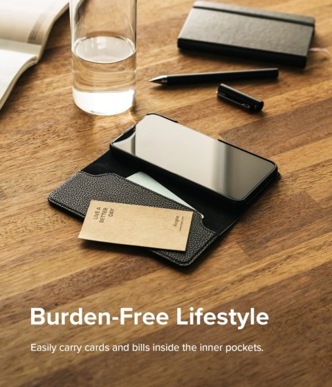 Ringke Folio Signature skórzane etui z klapką do Samsung Galaxy S22+ (S22 Plus) czarny (FSS118R262) Ringke Folio Signature skórzane etui z klapką do Samsung Galaxy S22+ (S22 Plus) czarny (FSS118R262)