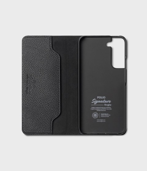 Ringke Folio Signature skórzane etui z klapką do Samsung Galaxy S22+ (S22 Plus) czarny (FSS118R262) Ringke Folio Signature skórzane etui z klapką do Samsung Galaxy S22+ (S22 Plus) czarny (FSS118R262)