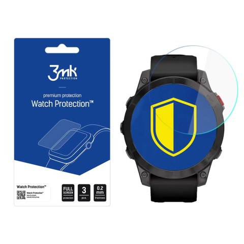 Szkło hybrydowe 3mk Watch Protection™ v. FlexibleGlass Lite na Garmin Epix 2 Szkło hybrydowe 3mk Watch Protection™ v. FlexibleGlass Lite na Garmin Epix 2