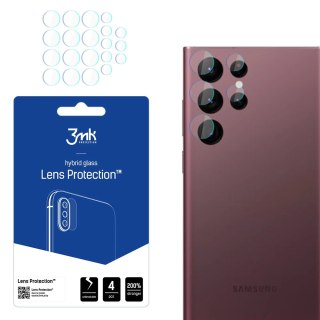 Szkło na aparat 3mk Lens Protection™ hybrydowe na Samsung Galaxy S22 Ultra 5G