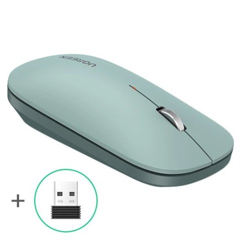Ugreen poręczna myszka bezprzewodowa USB zielony (MU001) Ugreen poręczna myszka bezprzewodowa USB zielony (MU001)