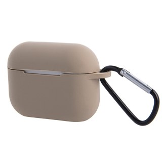 Etui do Airpods Pro karmelowe z zawieszką