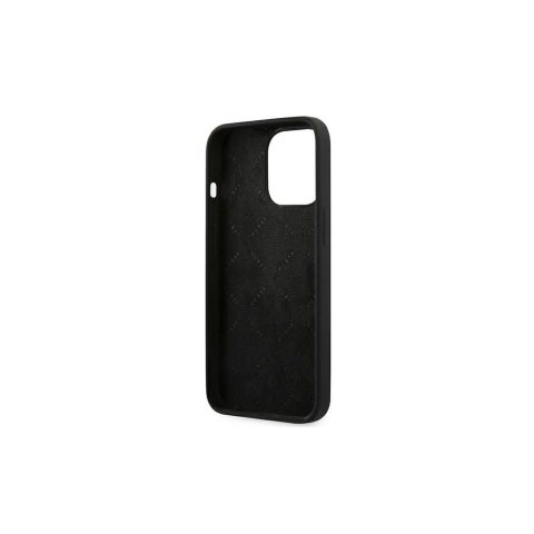 Guess nakładka do iPhone 13 Pro / 13 6,1" GUHCP13LLS4GGBK czarna hard case Silicone 4G Logo Guess nakładka do iPhone 13 Pro / 13 6,1" GUHCP13LLS4GGBK czarna hard case Silicone 4G Logo