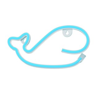 Neon LED WIELORYB niebieski Bat + USB FLNE19 Forever Light