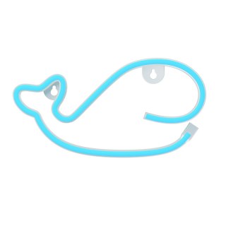 Neon LED WIELORYB niebieski Bat + USB FLNE19 Forever Light