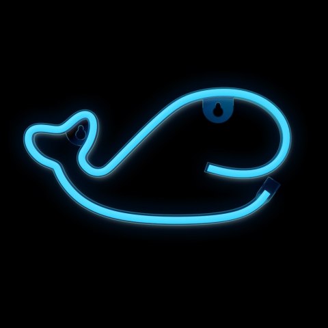 Neon LED WIELORYB niebieski Bat + USB FLNE19 Forever Light Neon LED WIELORYB niebieski Bat + USB FLNE19 Forever Light