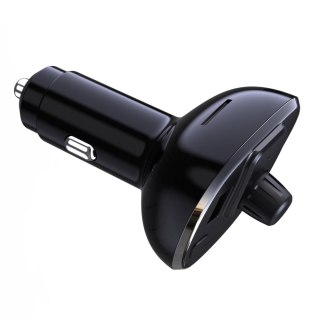 XO transmiter FM BCC05 Bluetooth MP3 ładowarka samochodowa 18W czarna