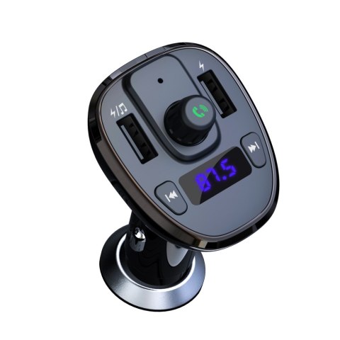 XO transmiter FM BCC05 Bluetooth MP3 ładowarka samochodowa 18W czarna XO transmiter FM BCC05 Bluetooth MP3 ładowarka samochodowa 18W czarna