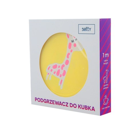 Setty Podgrzewacz do kubka Żyrafa USB PDK-03 Setty Podgrzewacz do kubka Żyrafa USB PDK-03