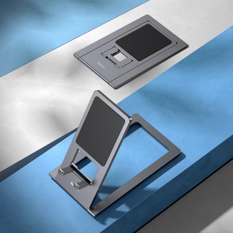 Baseus składany biurkowy stojak uchwyt na tablet grafitowy (LUKP000013) Baseus składany biurkowy stojak uchwyt na tablet grafitowy (LUKP000013)