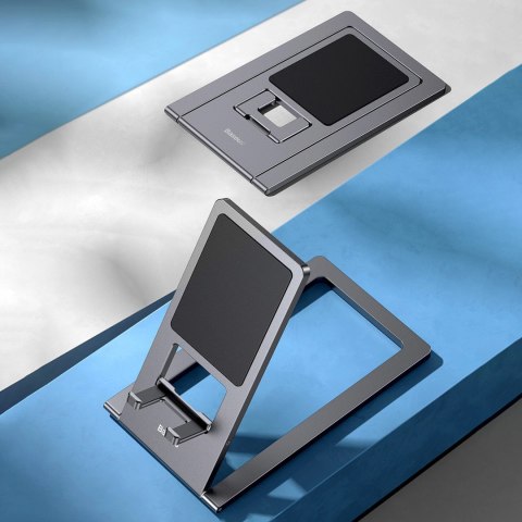 Baseus składany biurkowy stojak uchwyt na tablet grafitowy (LUKP000013) Baseus składany biurkowy stojak uchwyt na tablet grafitowy (LUKP000013)