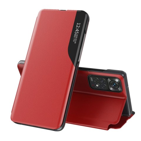 Eco Leather View Case elegancki futerał etui z klapką i funkcją podstawki Xiaomi Redmi Note 11 Pro+ 5G / 11 Pro 5G / 11 Pro czer