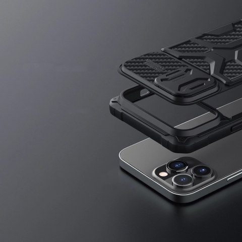 Nillkin Adventurer Case etui do iPhone 13 Pro Max pancerny pokrowiec z osłoną na aparat niebieski Nillkin Adventurer Case etui do iPhone 13 Pro Max pancerny pokrowiec z osłoną na aparat niebieski