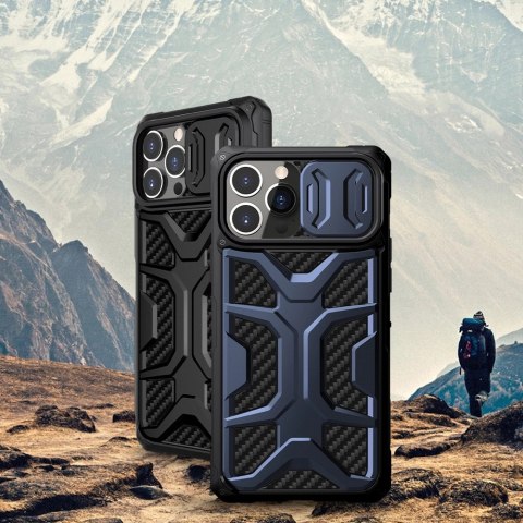 Nillkin Adventurer Case etui do iPhone 13 Pro pancerny pokrowiec z osłoną na aparat niebieski Nillkin Adventurer Case etui do iPhone 13 Pro pancerny pokrowiec z osłoną na aparat niebieski