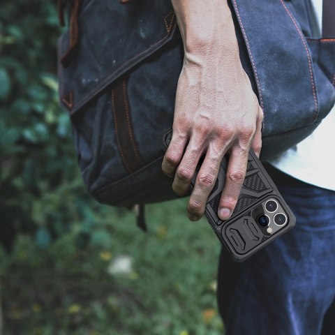 Nillkin Adventurer Case etui do iPhone 13 Pro pancerny pokrowiec z osłoną na aparat niebieski Nillkin Adventurer Case etui do iPhone 13 Pro pancerny pokrowiec z osłoną na aparat niebieski