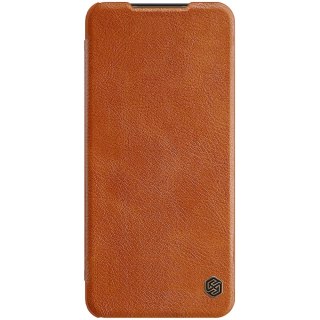 Nillkin Qin skórzana kabura etui Samsung Galaxy A13 5G brązowy