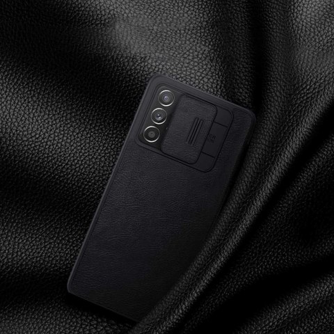 Nillkin Qin skórzana kabura etui Samsung Galaxy A73 brązowy Nillkin Qin skórzana kabura etui Samsung Galaxy A73 brązowy