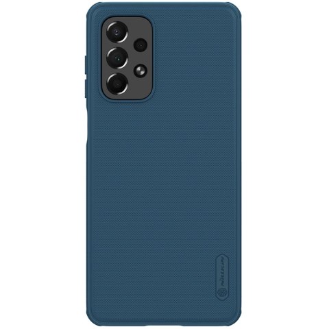 Nillkin Super Frosted Shield Pro wytrzymałe etui pokrowiec Samsung Galaxy A73 niebieski Nillkin Super Frosted Shield Pro wytrzymałe etui pokrowiec Samsung Galaxy A73 niebieski