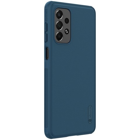 Nillkin Super Frosted Shield Pro wytrzymałe etui pokrowiec Samsung Galaxy A73 niebieski Nillkin Super Frosted Shield Pro wytrzymałe etui pokrowiec Samsung Galaxy A73 niebieski