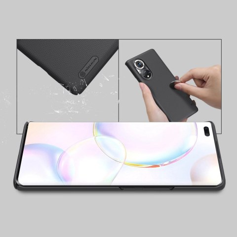 Nillkin Super Frosted Shield wzmocnione etui pokrowiec Honor 50 Pro czarny Nillkin Super Frosted Shield wzmocnione etui pokrowiec Honor 50 Pro czarny