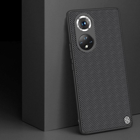 Nillkin Textured Case wytrzymałe wzmocnione etui z żelową ramką i nylonem na tyle Honor 50 Pro czarny Nillkin Textured Case wytrzymałe wzmocnione etui z żelową ramką i nylonem na tyle Honor 50 Pro czarny