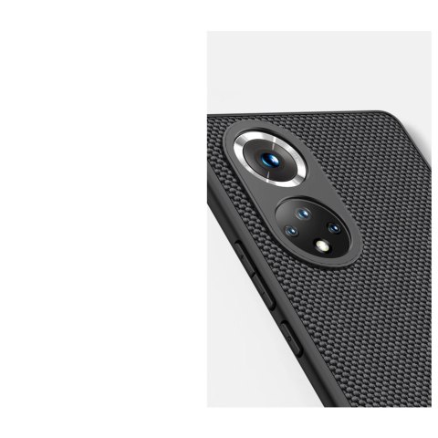 Nillkin Textured Case wytrzymałe wzmocnione etui z żelową ramką i nylonem na tyle Honor 50 Pro czarny Nillkin Textured Case wytrzymałe wzmocnione etui z żelową ramką i nylonem na tyle Honor 50 Pro czarny