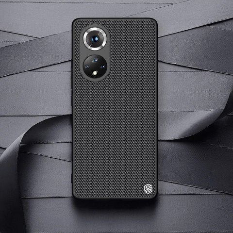 Nillkin Textured Case wytrzymałe wzmocnione etui z żelową ramką i nylonem na tyle Honor 50 Pro czarny Nillkin Textured Case wytrzymałe wzmocnione etui z żelową ramką i nylonem na tyle Honor 50 Pro czarny