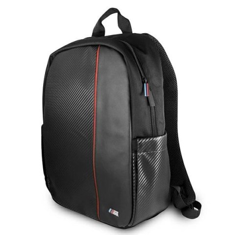 Plecak BMW Carbon Red Stripe na laptopa 16'' - czarny