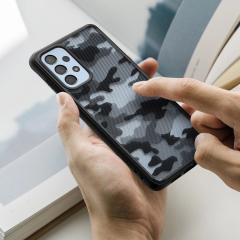 Ringke Fusion Matte etui pokrowiec z żelową ramką Samsung Galaxy A73 czarny Ringke Fusion Matte etui pokrowiec z żelową ramką Samsung Galaxy A73 czarny