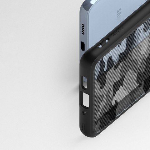 Ringke Fusion Matte etui pokrowiec z żelową ramką Samsung Galaxy A73 czarny Ringke Fusion Matte etui pokrowiec z żelową ramką Samsung Galaxy A73 czarny