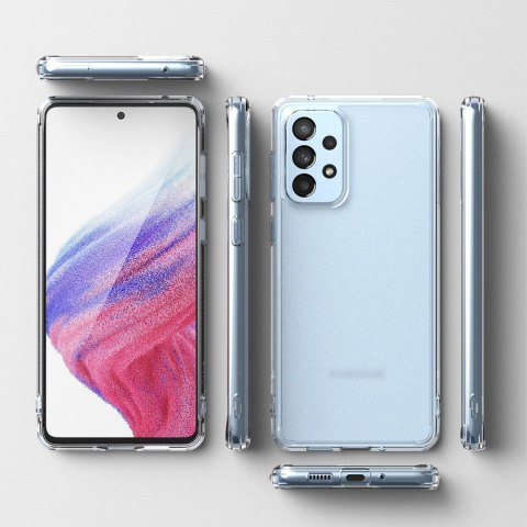 Ringke Fusion Matte etui pokrowiec z żelową ramką Samsung Galaxy A73 półprzezroczysty Ringke Fusion Matte etui pokrowiec z żelową ramką Samsung Galaxy A73 półprzezroczysty