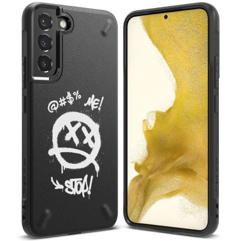 Ringke Onyx Design wytrzymałe etui pokrowiec Samsung Galaxy S22+ (S22 Plus) czarny (Graffiti) () Ringke Onyx Design wytrzymałe etui pokrowiec Samsung Galaxy S22+ (S22 Plus) czarny (Graffiti) ()