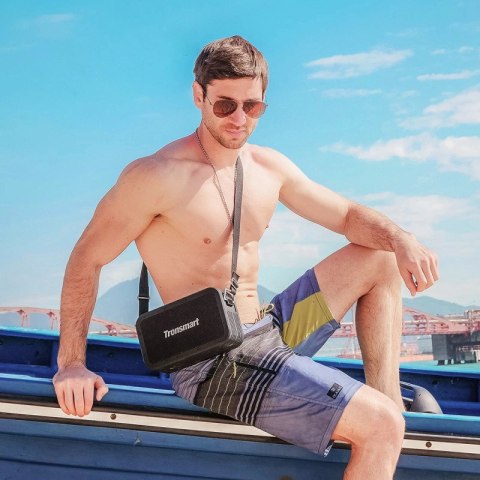 Tronsmart Force Max bezprzewodowy głośnik Bluetooth 80W z funkcją Powerbank czarny (746328) Tronsmart Force Max bezprzewodowy głośnik Bluetooth 80W z funkcją Powerbank czarny (746328)