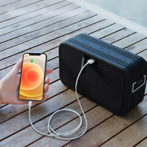 Tronsmart Force Max bezprzewodowy głośnik Bluetooth 80W z funkcją Powerbank czarny (746328) Tronsmart Force Max bezprzewodowy głośnik Bluetooth 80W z funkcją Powerbank czarny (746328)