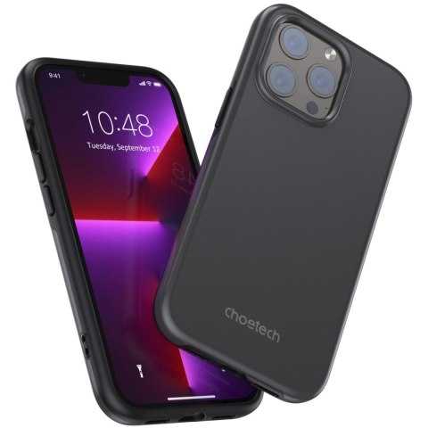 Choetech MFM Anti-drop case etui Made For MagSafe do iPhone 13 Pro czarny (PC0113-MFM-BK) Choetech MFM Anti-drop case etui Made For MagSafe do iPhone 13 Pro czarny (PC0113-MFM-BK)