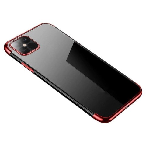 Clear Color case żelowy pokrowiec etui z metaliczną ramką Samsung Galaxy A33 5G czerwony Clear Color case żelowy pokrowiec etui z metaliczną ramką Samsung Galaxy A33 5G czerwony