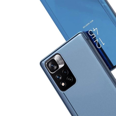 Clear View Case futerał etui z klapką Xiaomi Redmi Note 11S / Note 11 niebieski Clear View Case futerał etui z klapką Xiaomi Redmi Note 11S / Note 11 niebieski