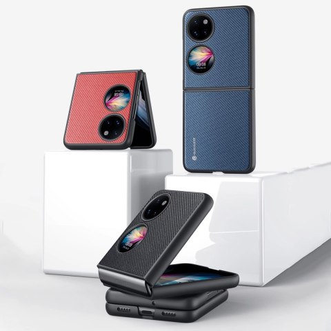 Dux Ducis Fino etui pokrowiec pokryty nylonowym materiałem Huawei P50 Pocket czarny Dux Ducis Fino etui pokrowiec pokryty nylonowym materiałem Huawei P50 Pocket czarny