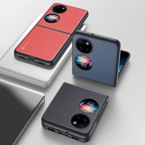 Dux Ducis Fino etui pokrowiec pokryty nylonowym materiałem Huawei P50 Pocket czarny Dux Ducis Fino etui pokrowiec pokryty nylonowym materiałem Huawei P50 Pocket czarny