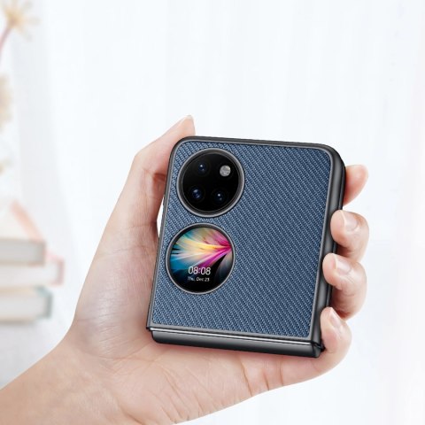 Dux Ducis Fino etui pokrowiec pokryty nylonowym materiałem Huawei P50 Pocket niebieski Dux Ducis Fino etui pokrowiec pokryty nylonowym materiałem Huawei P50 Pocket niebieski