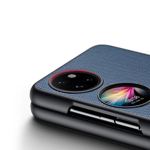 Dux Ducis Fino etui pokrowiec pokryty nylonowym materiałem Huawei P50 Pocket niebieski Dux Ducis Fino etui pokrowiec pokryty nylonowym materiałem Huawei P50 Pocket niebieski