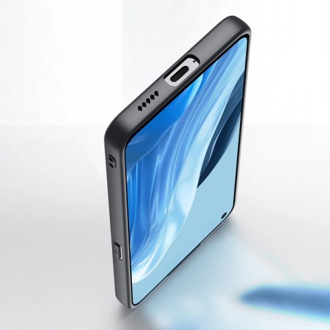 Dux Ducis Fino etui pokrowiec pokryty nylonowym materiałem Oppo Reno7 Pro 5G czarny Dux Ducis Fino etui pokrowiec pokryty nylonowym materiałem Oppo Reno7 Pro 5G czarny
