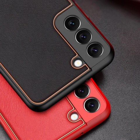 Dux Ducis Yolo eleganckie etui pokrowiec ze skóry ekologicznej Samsung Galaxy S22+ (S22 Plus) czerwony Dux Ducis Yolo eleganckie etui pokrowiec ze skóry ekologicznej Samsung Galaxy S22+ (S22 Plus) czerwony